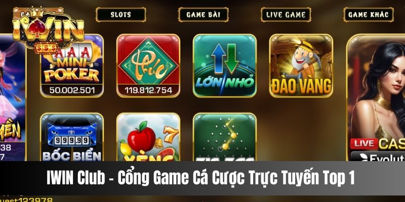 IWIN Club - Cổng Game Cá Cược Trực Tuyến Top 1